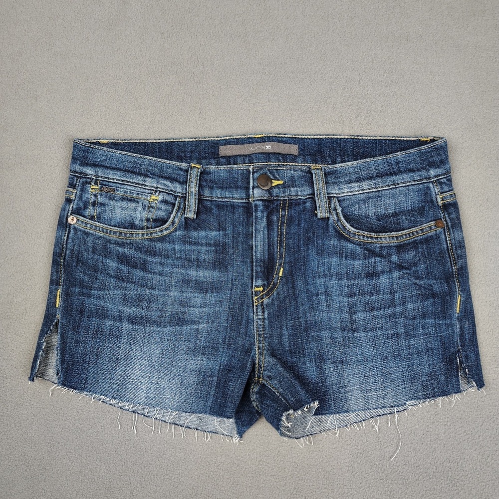Joes Jeans Denim Mini Shorts Women 29 Dark Blue "Provocateur" Relaxed‎ 2" Inseam
